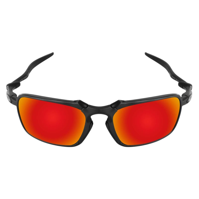 Mryok UV400 Replacement Lenses for Oakley Badman OO6020 - Fire Red - Image 2
